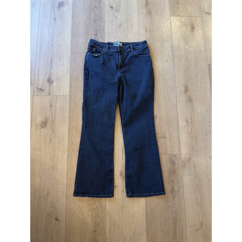 Levi's Bootcut Women's Jeans 32x29 Size 12 Short Dark Wash Mid Rise